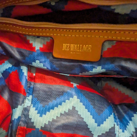 MZ Wallace Medium SUTTON Quilted Nylon Zig Zag Oxford Handbag - Picture 7 of 7